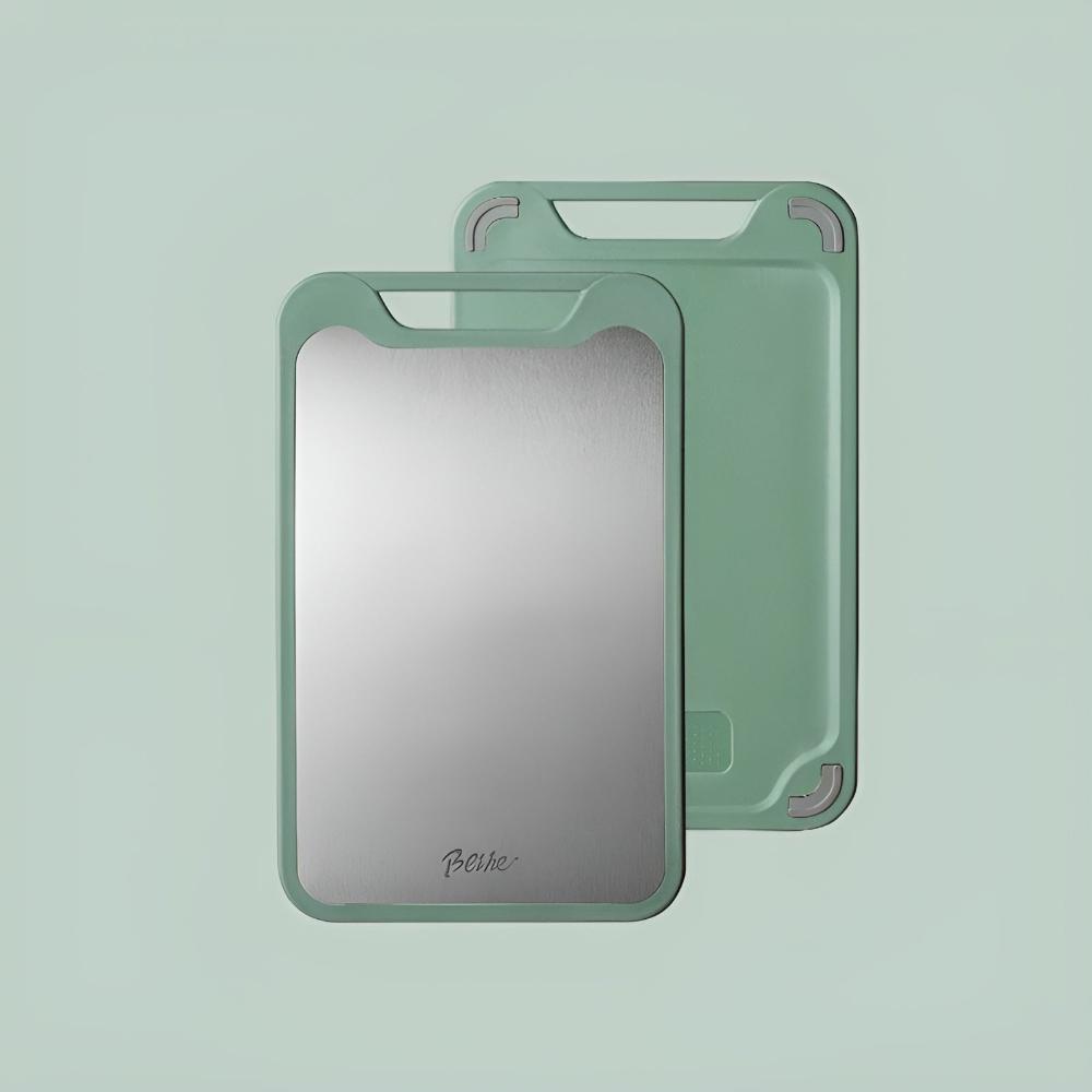 DualGuard – Double-Sided Stainless Steel Chopping Board