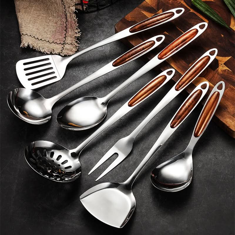 SteelCrafte – Premium Stainless Steel Kitchen Utensil Set – Professional Quality Timeless Design
